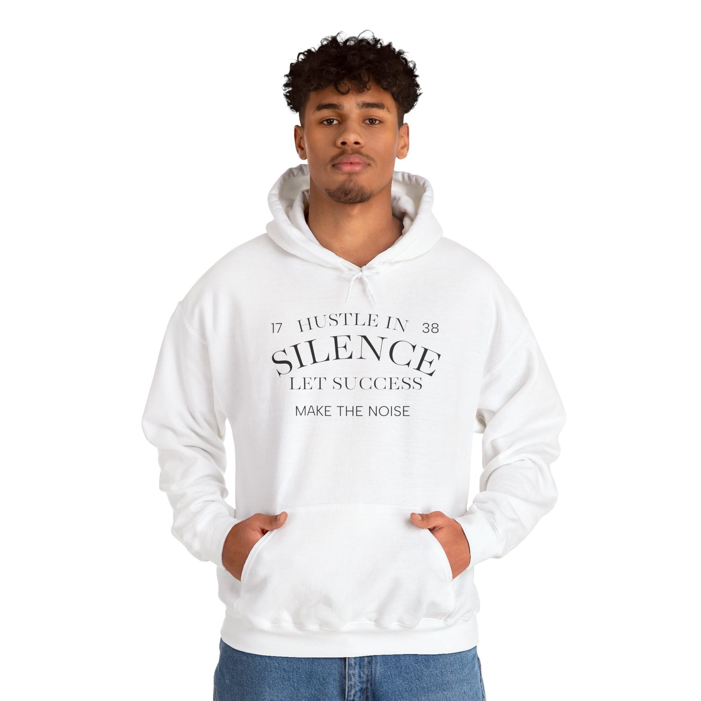 Hustle Hoodie - Unisex Heavy Blend™ Hooded Sweatshirt for Making Money in Silence