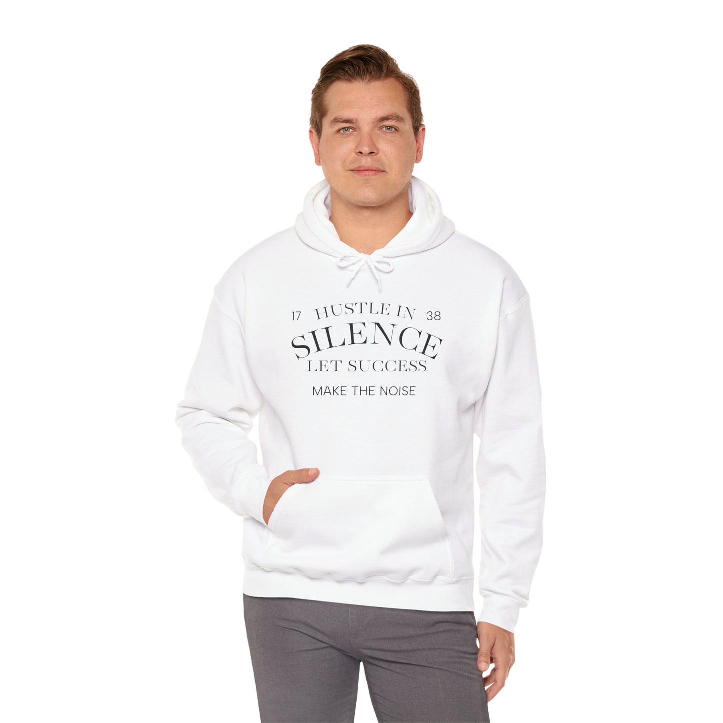Hustle Hoodie - Unisex Heavy Blend™ Hooded Sweatshirt for Making Money in Silence