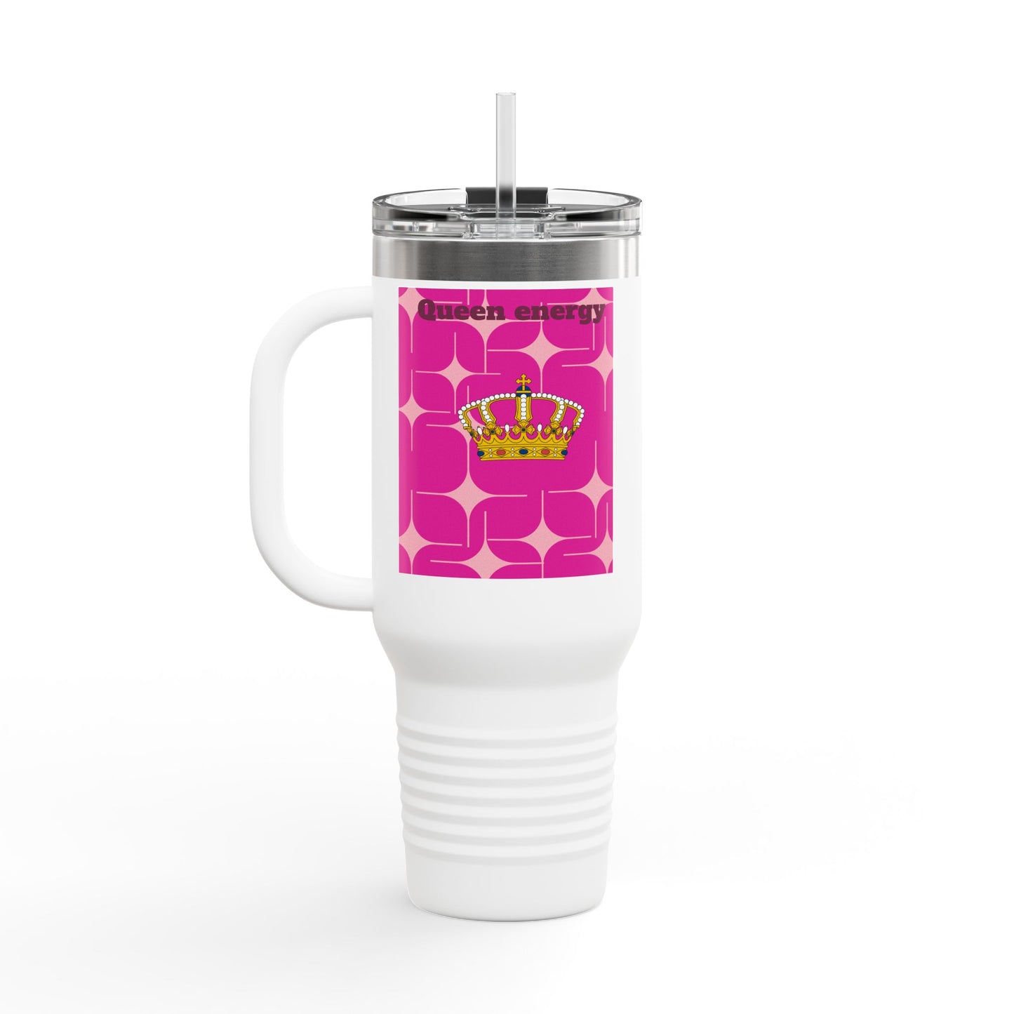Queen Energy Insulated Travel Mug, 40oz - Fun Gift for Her, Stylish Drinkware, Cute Coffee Mug, Travel Tumblers, Birthday Present, [...]