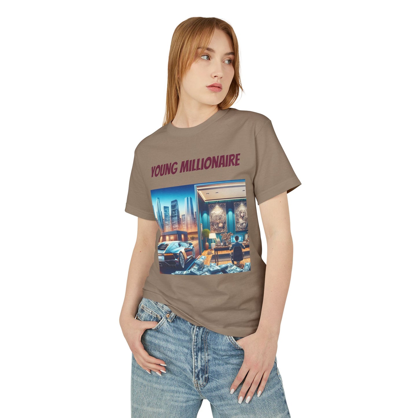 Young Millionaire Graphic Tee - Unisex Heavyweight Cotton Shirt