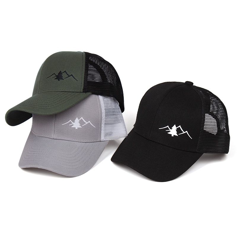 Classic Cotton Embroidery Truck Driver Cap - Stylish Peaked Design, Breathable, Hip-Hop Inspired, Perfect for Outdoor Activities and Skateboarding - Ideal Gift for Men and Women