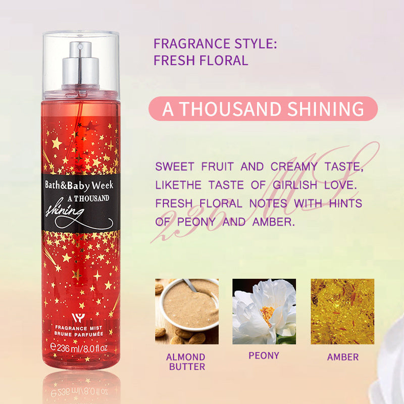 More than 20 perfume perfume body spray female flowers and fruits perfume suitable for girls, women, holiday gifts, Easter gifts