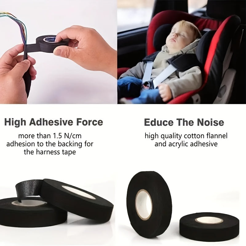 Automotive Sound Insulation & Vibration Dampening Wire Harness Adhesive Tape - Flame Retardant & High Temperature Resistant