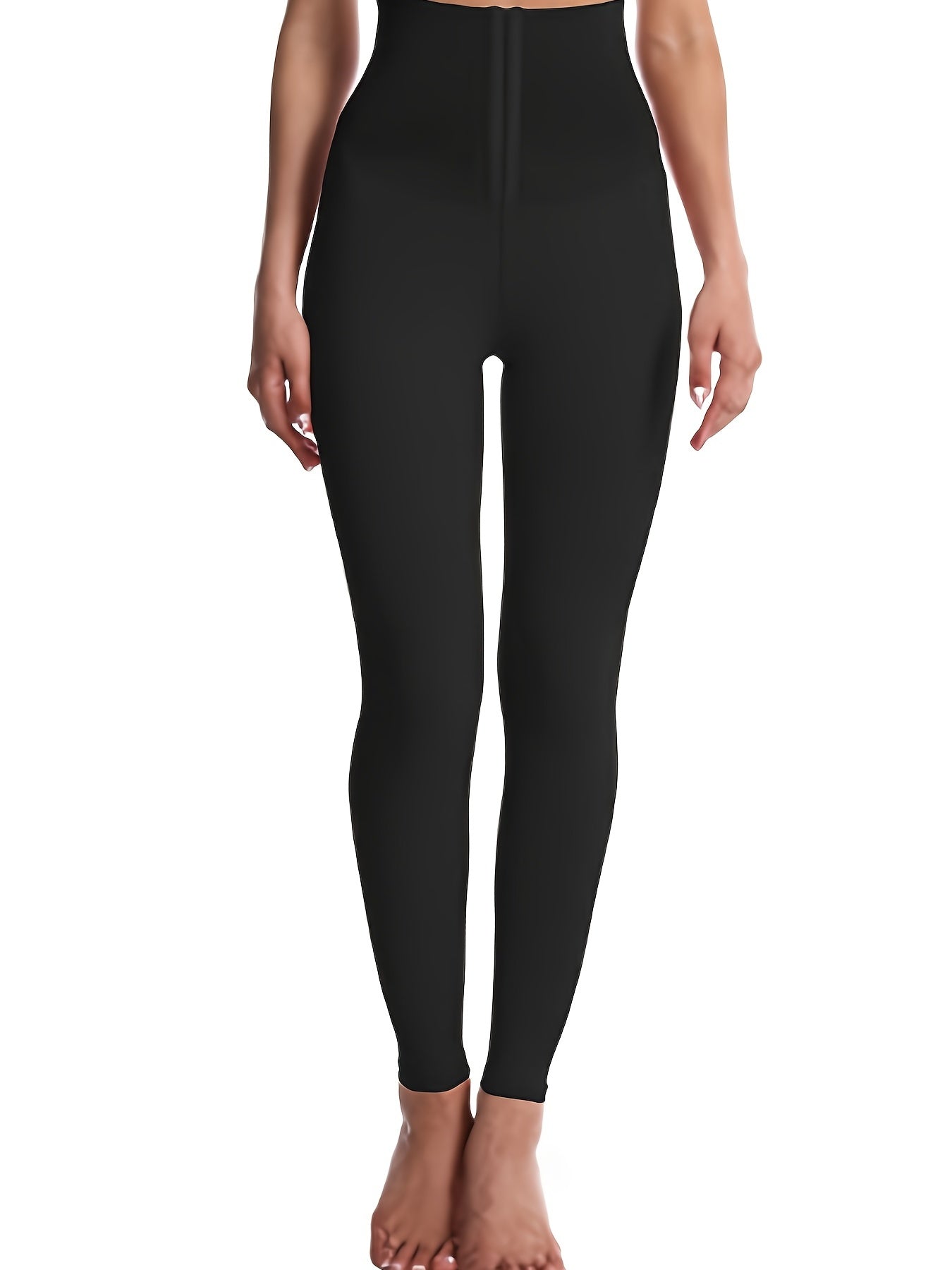 Sexy High Waist Solid Leggings - Butt Lifting, Tummy Control, Flattering Silhouette, Comfortable, Four-Way Stretch, Women's Fitness Clothing for Gym, Yoga, Running, and Daily Wear