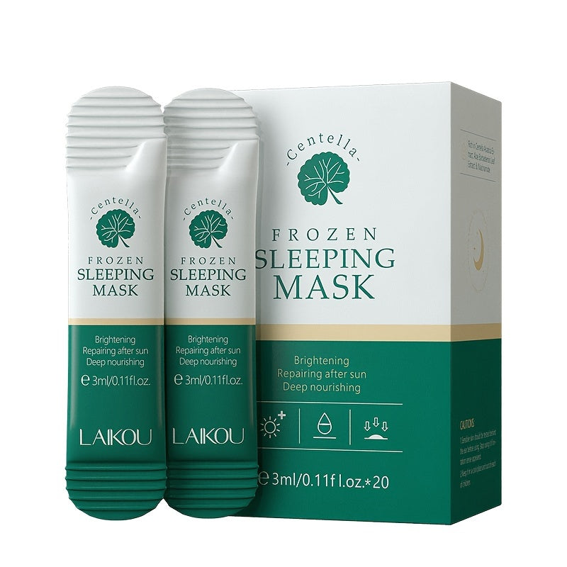 20pcs Centella Asiatica Jelly Face Mask: Moisturize, Nourish & Deep Clean Skin - Skin Care Essentials! Travel Essential