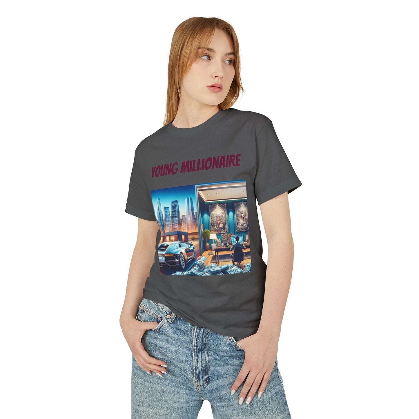 Young Millionaire Graphic Tee - Unisex Heavyweight Cotton Shirt