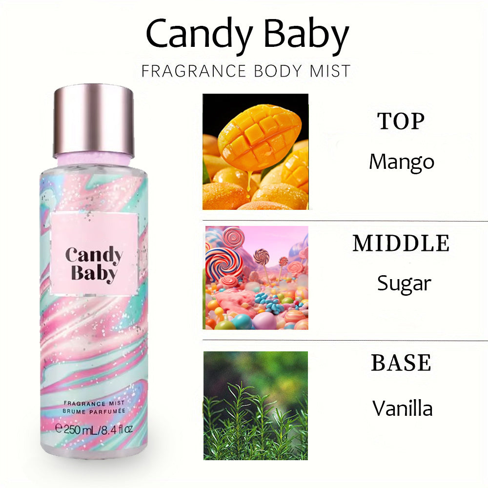 More than 20 perfume perfume body spray female flowers and fruits perfume suitable for girls, women, holiday gifts, Easter gifts