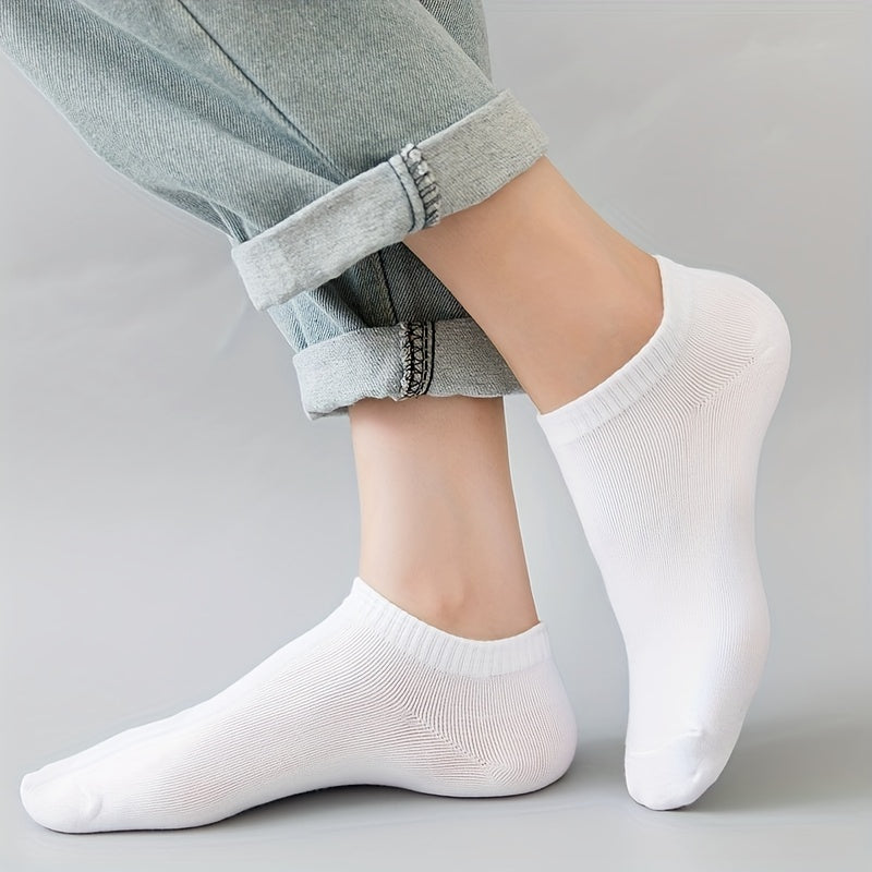 1/5/10/15/30 pair Essential Ankle Socks - 1/5/10/15/30 Pairs, Soft & Lightweight, Low Cut, Women's Stockings & Hosiery