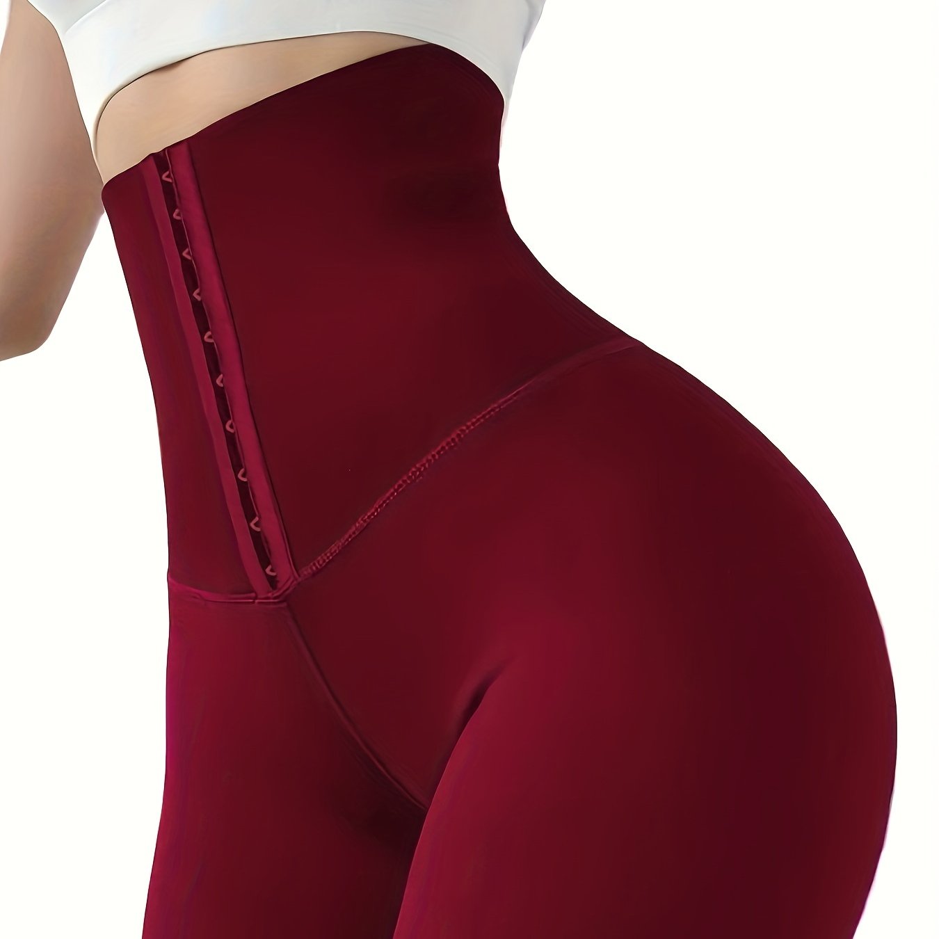 Sexy High Waist Solid Leggings - Butt Lifting, Tummy Control, Flattering Silhouette, Comfortable, Four-Way Stretch, Women's Fitness Clothing for Gym, Yoga, Running, and Daily Wear