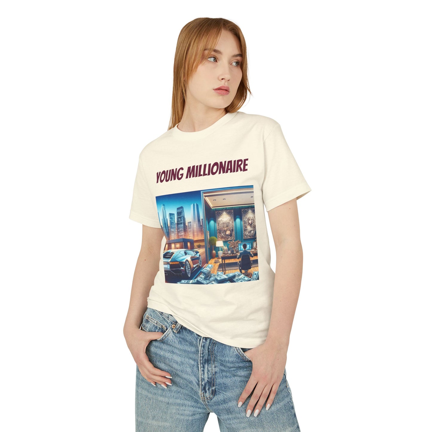 Young Millionaire Graphic Tee - Unisex Heavyweight Cotton Shirt