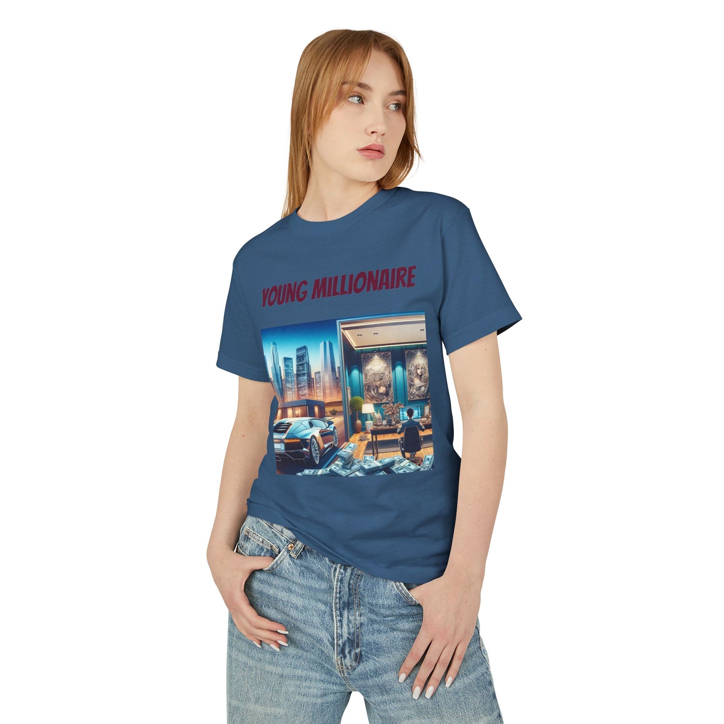 Young Millionaire Graphic Tee - Unisex Heavyweight Cotton Shirt