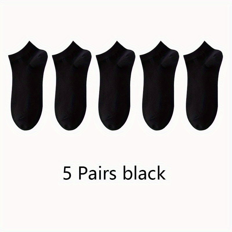 1/5/10/15/30 pair Essential Ankle Socks - 1/5/10/15/30 Pairs, Soft & Lightweight, Low Cut, Women's Stockings & Hosiery