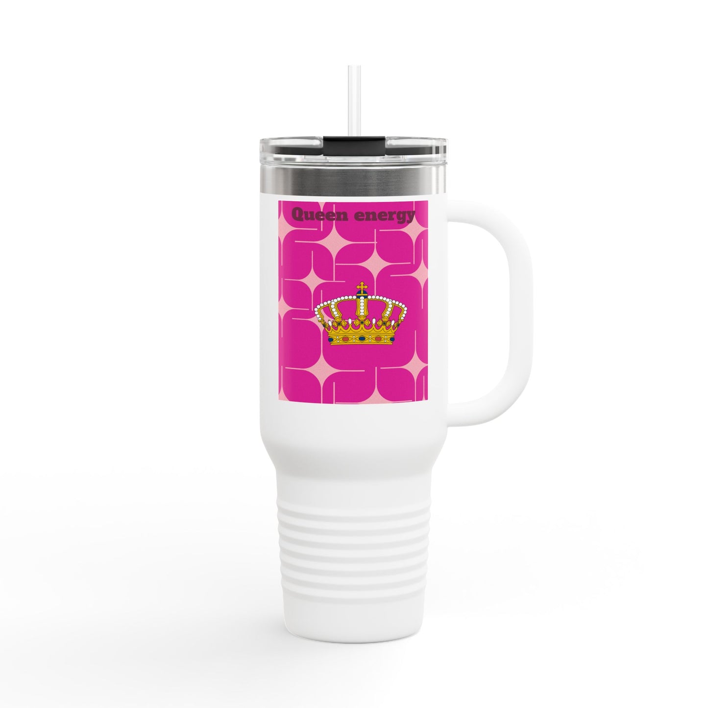 Queen Energy Insulated Travel Mug, 40oz - Fun Gift for Her, Stylish Drinkware, Cute Coffee Mug, Travel Tumblers, Birthday Present, [...]