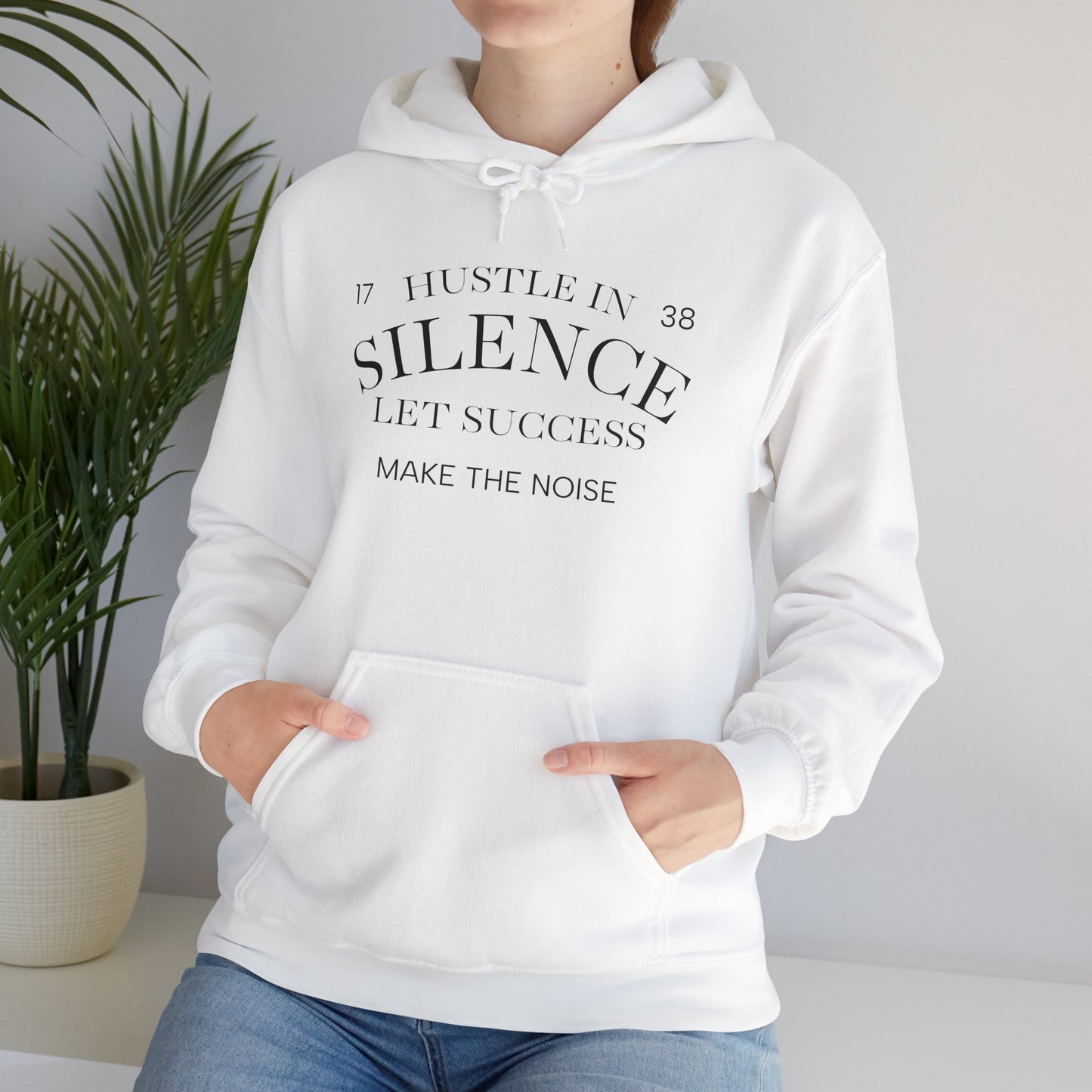 Hustle Hoodie - Unisex Heavy Blend™ Hooded Sweatshirt for Making Money in Silence