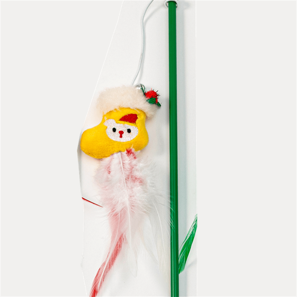 Cat Teaser Toy, Christmas Interactive Toy Wand Kitten Toys For Indoor Play & Exercise