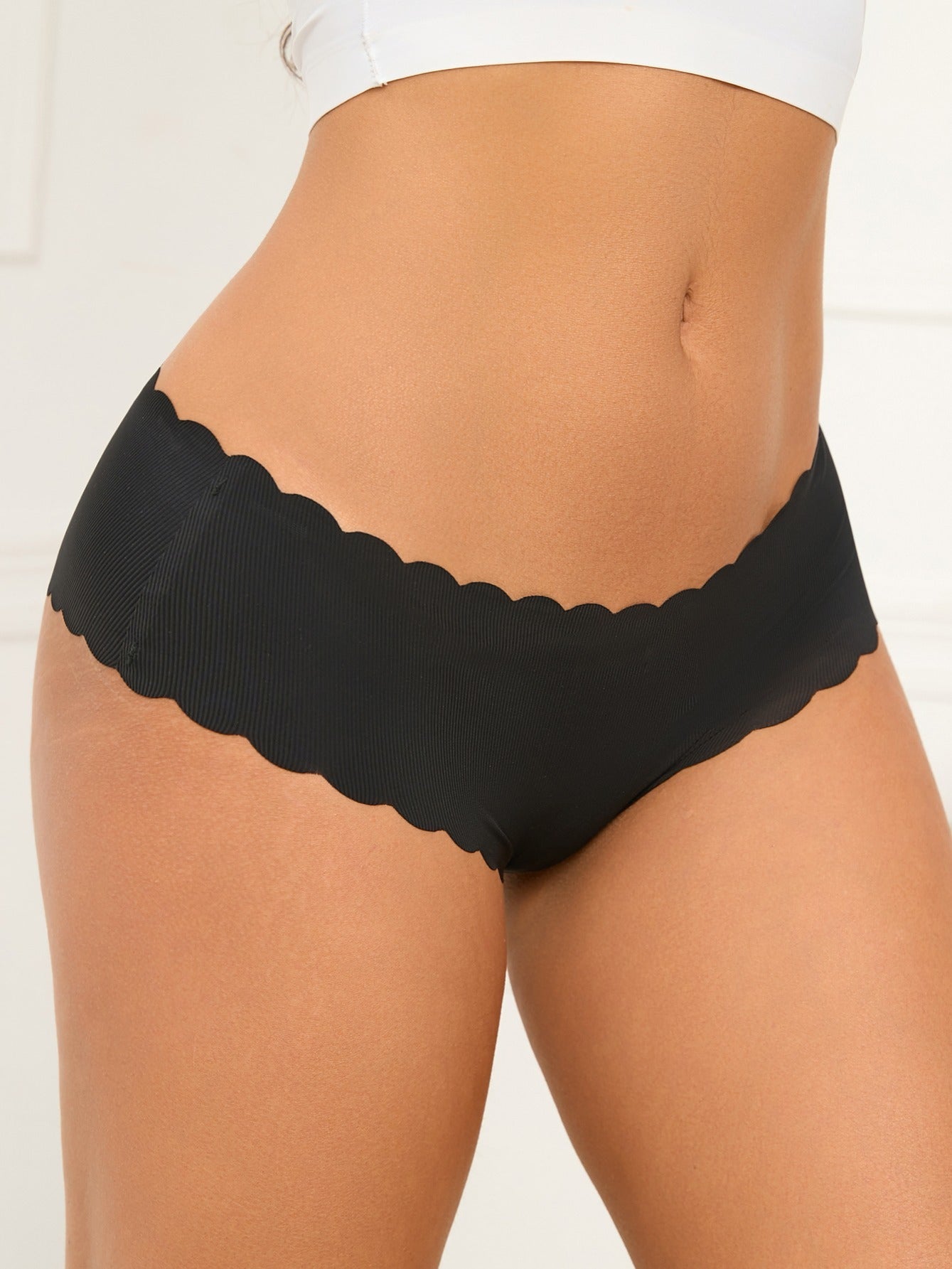 5-Pack Women's No-Show Solid Cheeky Panties In Soft