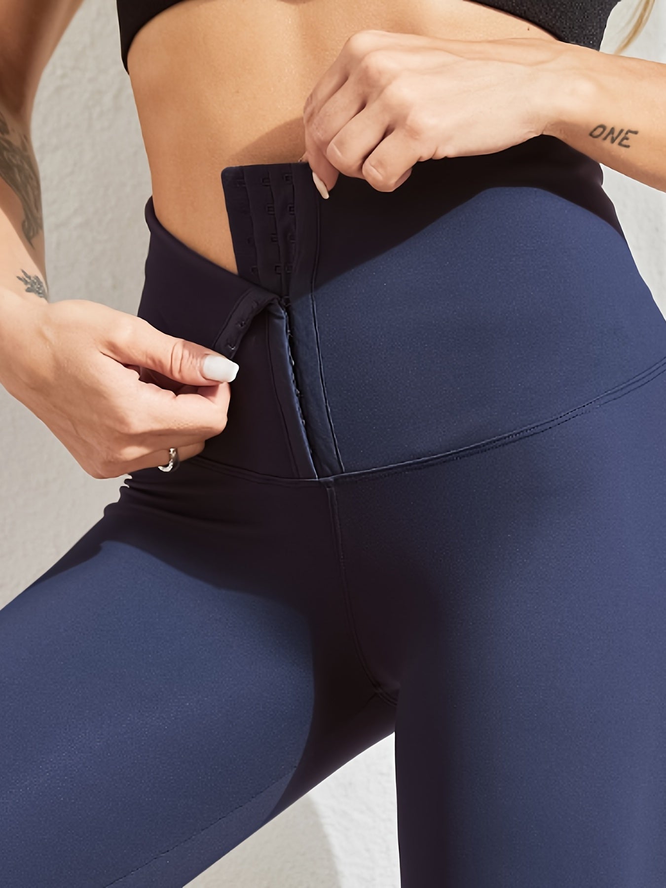 Sexy High Waist Solid Leggings - Butt Lifting, Tummy Control, Flattering Silhouette, Comfortable, Four-Way Stretch, Women's Fitness Clothing for Gym, Yoga, Running, and Daily Wear