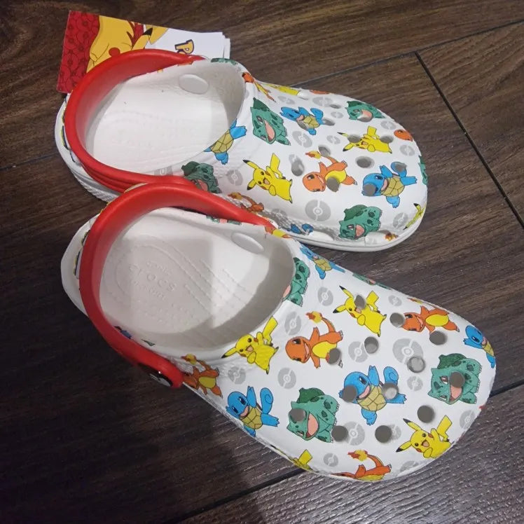 Hole Cartoon Anime Sandal Boys Slippers Eva Soft Sole Outer Sandals Home Anti Slip Toe Caps Beach Shoes Summer Slippers Children