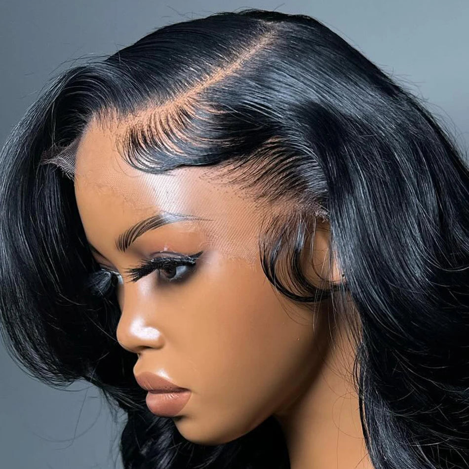 Brazilian Short Bob 13x6 HD Transparent Lace Front Body Wave 13x4 Lace Frontal Human Hair Wavys 5x5 Closure Wig For Women