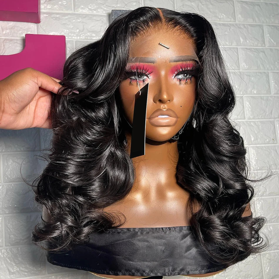 Brazilian Short Bob 13x6 HD Transparent Lace Front Body Wave 13x4 Lace Frontal Human Hair Wavys 5x5 Closure Wig For Women