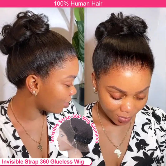 360 Lace Front Wigs Human Hair pre plucked Straight Lace Front Wigs Human Hair Full Lace Human Hair Wigs For Black Women