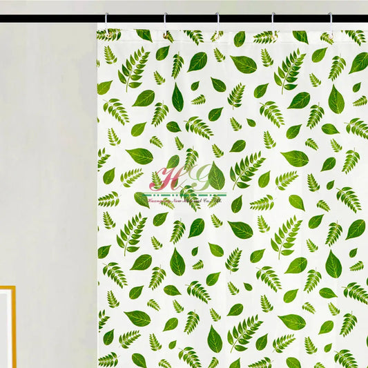 No Tariff PVC Decorative Pattern Shower Curtain for Home Bathroom