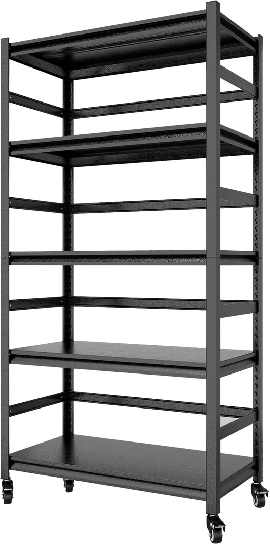 American  Warehouse Sends to Customer Address 5 Home Shelf Garage Steel 5 Layer Steel Boltless Garage Storage Rack Shelves Racks