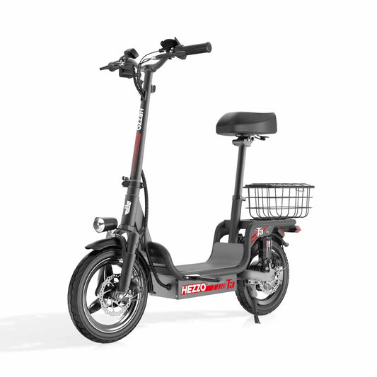 HEZZO Free Shipping Escooter 48V 500W  EU US Warehouse 14inch Off-Road Scooter 15Ah 40Km Foldable Electric Scooter
