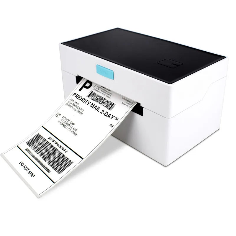 4inch 110mm 203DPI Direct USB  Label Maker Machine Thermal Shipping Label Printer for Logistics MACOS Android with WIfi
