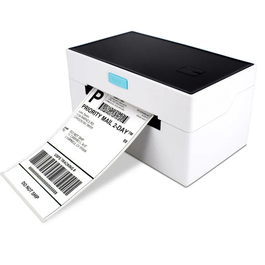 4inch 110mm 203DPI Direct USB  Label Maker Machine Thermal Shipping Label Printer for Logistics MACOS Android with WIfi