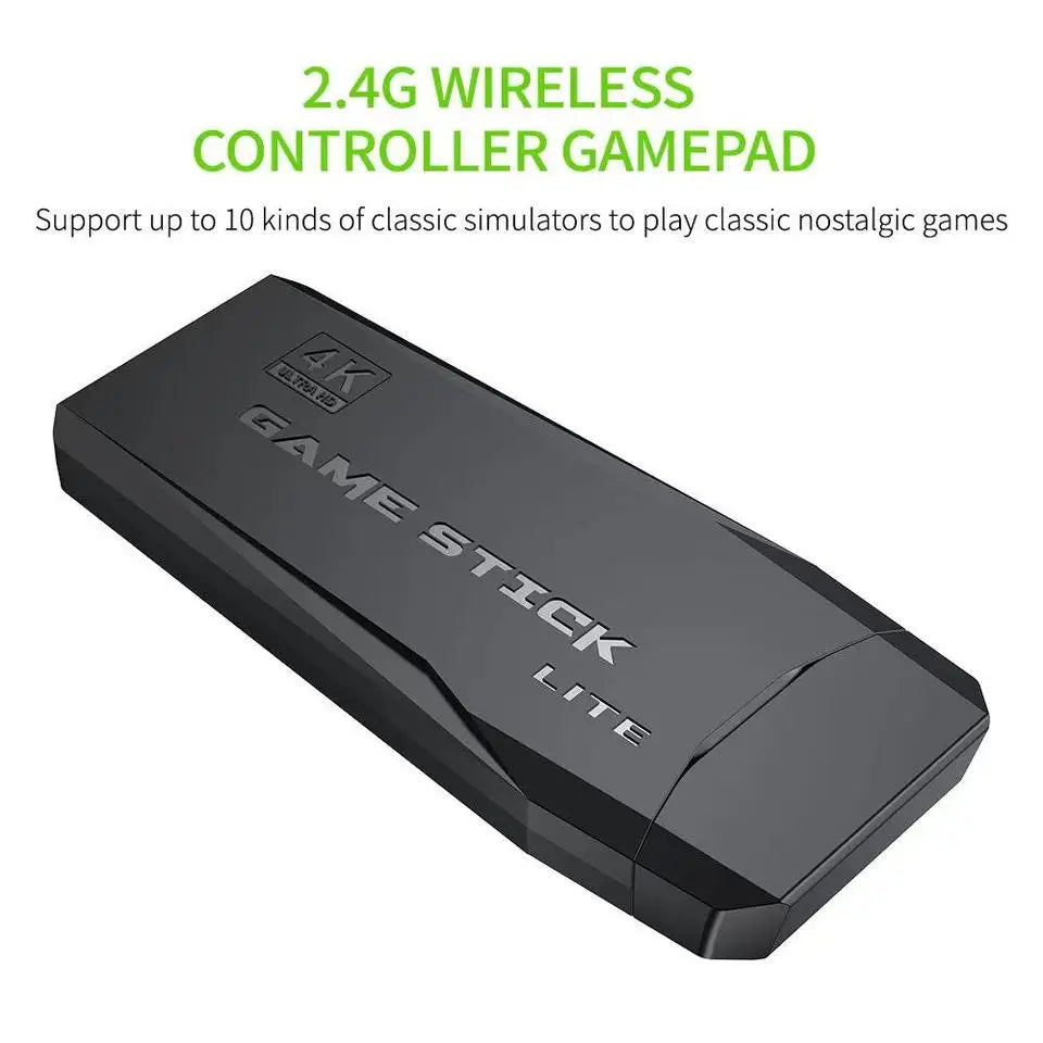 US Stock Wholesale M8 Game Stick 4K HD TV Built in 20000 Games Video Game Console with Wireless Controller Gaming Console
