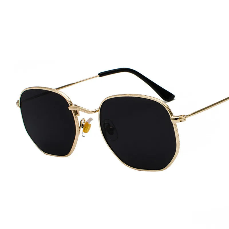Vintage Metal Men Sunglasses Brand Designer Sun Glasses Women Female Classic Driving Eyewear uv400 Oculos De Sol Masculino