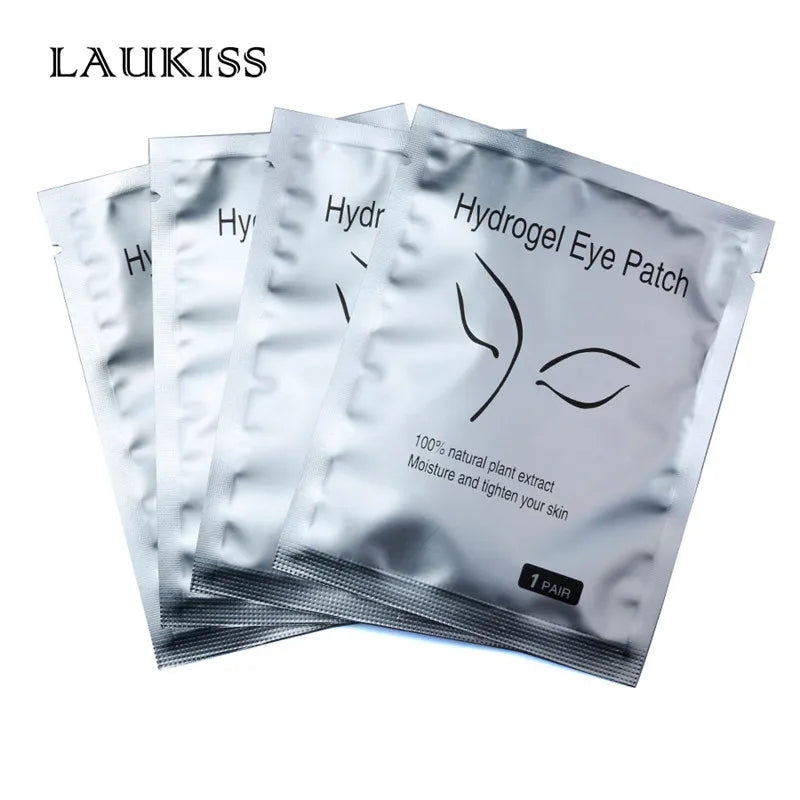 Laukiss 50/100/200Pairs Eyelash Pad Gel Patch Grafting Eyelashes Lint free Under Eye Patches For Eyelash Extension  Makeup Tools
