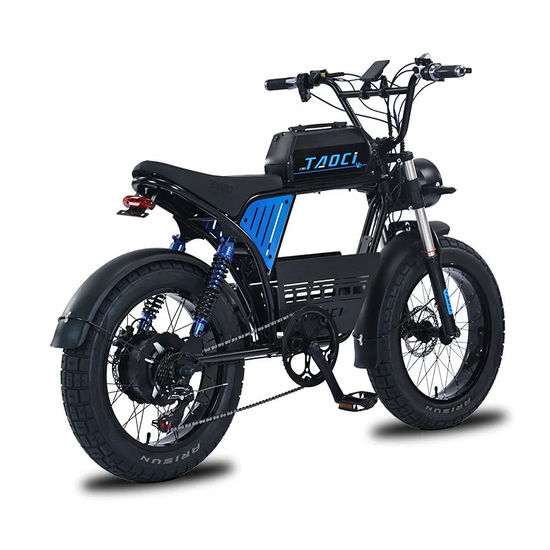 US Ready Stock Sur Ron Cafe Racer Electric Fat Tire Dirt City E Bike 1 Piece 1000W 1500W for Adult Off-road 45 KM H With Basket
