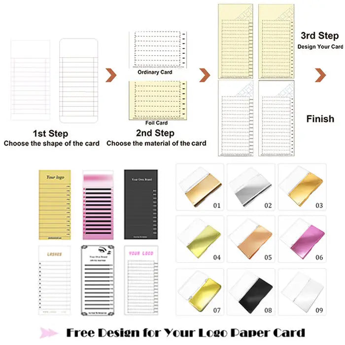 Wholesale Cashmere Individual Eyelash Extension Supplies Private Label Silk Natural Matte Black Volume Eye Lash Extension Trays