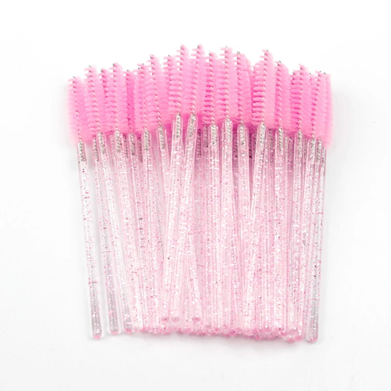 5/25/50 Pcs Eyelash Brushes Makeup Brushes Disposable Mascara Wands Applicator Spoolers Eye Lashes Cosmetic Brush Makeup Tools