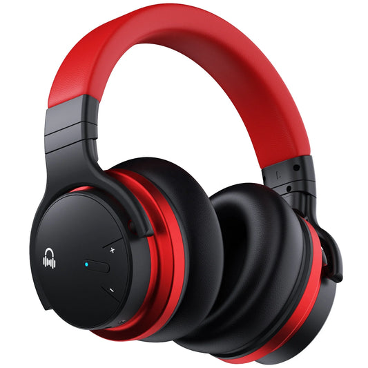 E7C ANC Wireless Headphones for Sports Active Noise Cancelling Headset for Study