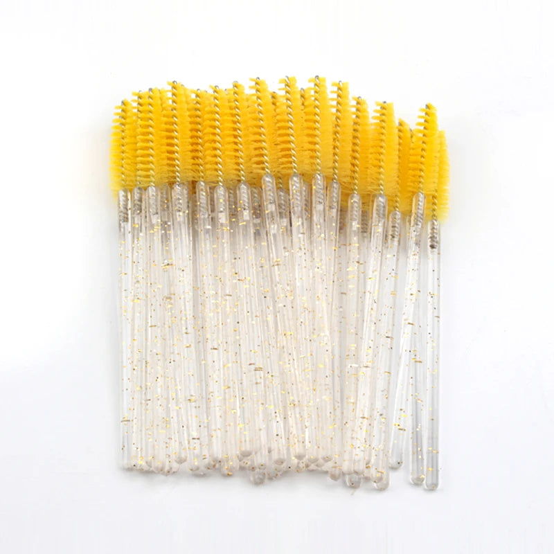 5/25/50 Pcs Eyelash Brushes Makeup Brushes Disposable Mascara Wands Applicator Spoolers Eye Lashes Cosmetic Brush Makeup Tools