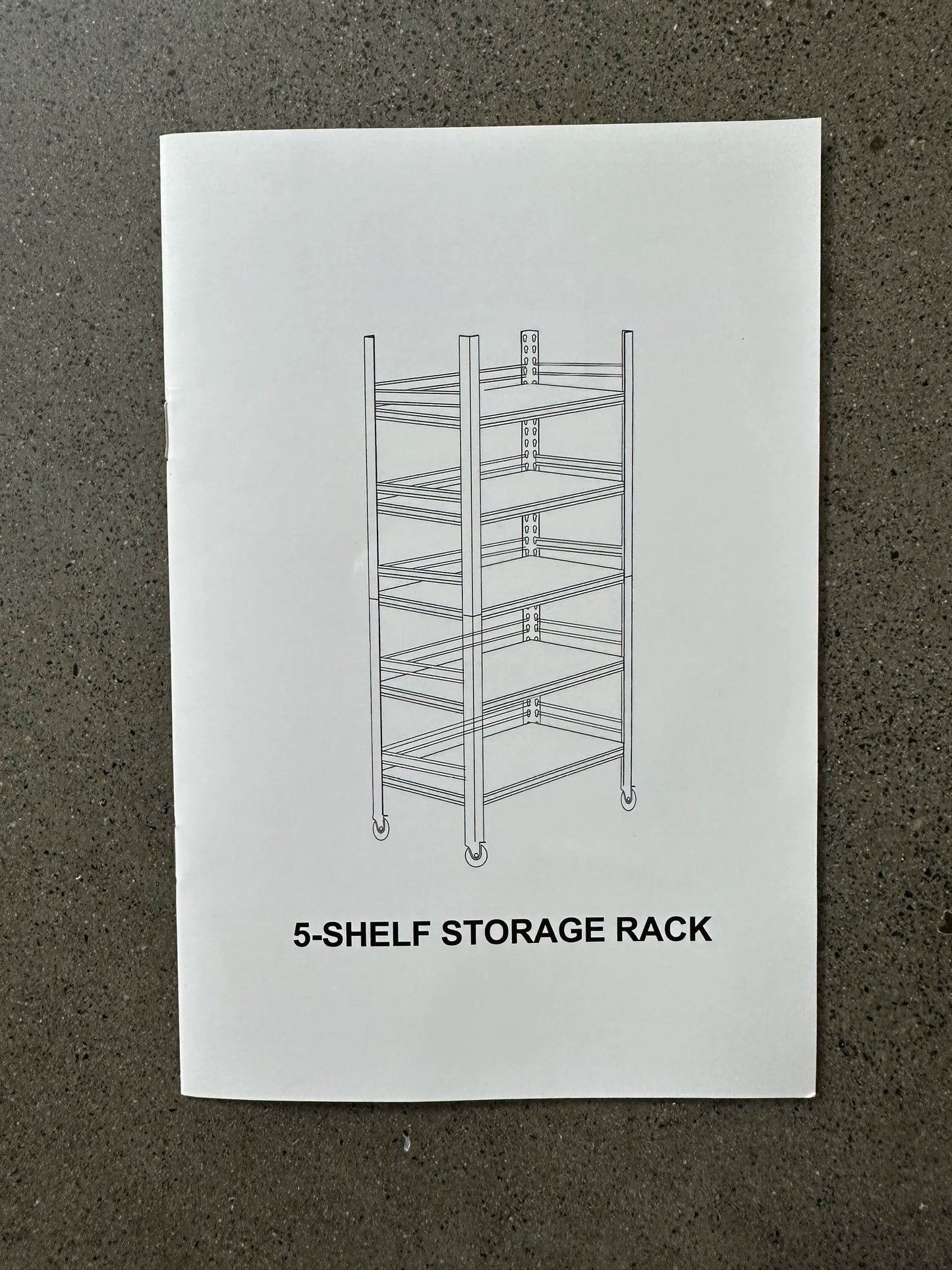 American  Warehouse Sends to Customer Address 5 Home Shelf Garage Steel 5 Layer Steel Boltless Garage Storage Rack Shelves Racks
