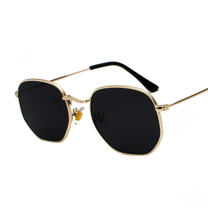 Vintage Metal Men Sunglasses Brand Designer Sun Glasses Women Female Classic Driving Eyewear uv400 Oculos De Sol Masculino