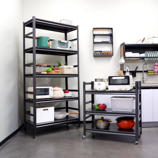 American  Warehouse Sends to Customer Address 5 Home Shelf Garage Steel 5 Layer Steel Boltless Garage Storage Rack Shelves Racks