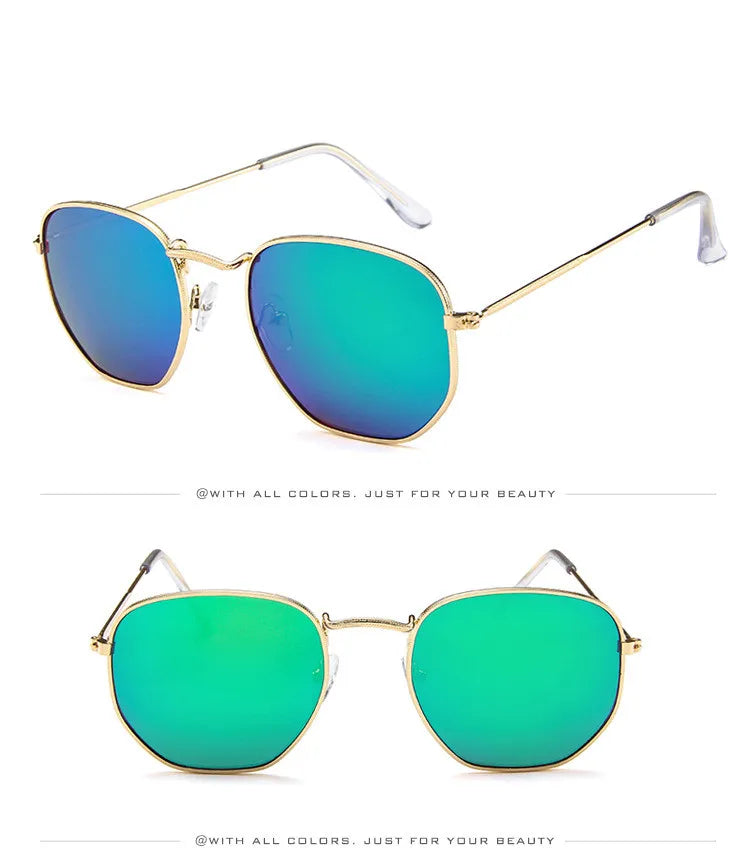 Vintage Metal Men Sunglasses Brand Designer Sun Glasses Women Female Classic Driving Eyewear uv400 Oculos De Sol Masculino