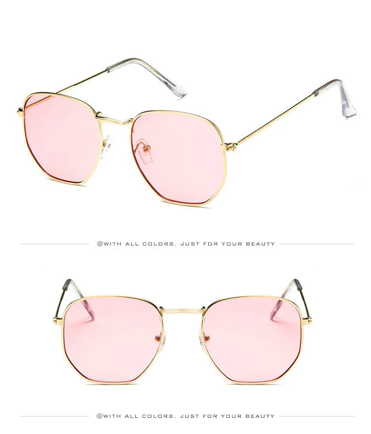 Vintage Metal Men Sunglasses Brand Designer Sun Glasses Women Female Classic Driving Eyewear uv400 Oculos De Sol Masculino