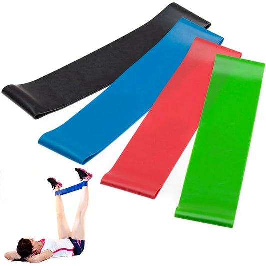 4pcs/Set Elastic Resistance Bands Workout Rubber Loop For Fitness Gym Strength Training Elastic Bands Fitness Equipment Expander