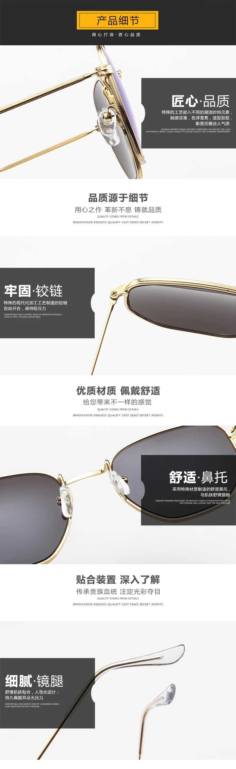 Vintage Metal Men Sunglasses Brand Designer Sun Glasses Women Female Classic Driving Eyewear uv400 Oculos De Sol Masculino