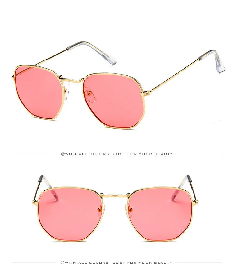 Vintage Metal Men Sunglasses Brand Designer Sun Glasses Women Female Classic Driving Eyewear uv400 Oculos De Sol Masculino