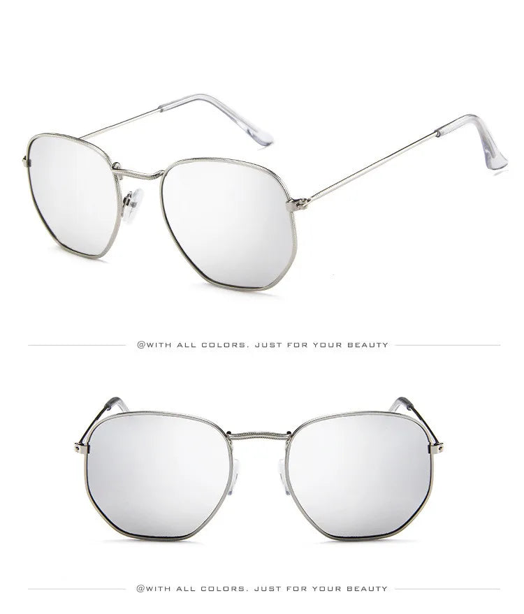 Vintage Metal Men Sunglasses Brand Designer Sun Glasses Women Female Classic Driving Eyewear uv400 Oculos De Sol Masculino