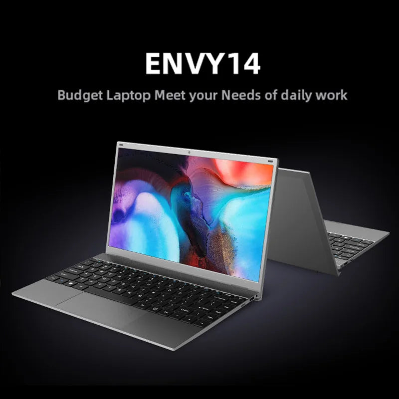 Brand New Laptops 14 Inch 1920x1080 IPS Screen Intel CPU 8GB 256GB Cheapest Laptops Brand New