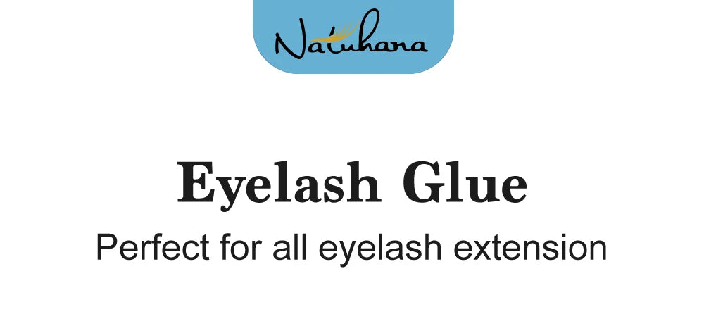 NATUHAHA 5 pcs/lot Eyelashes Glue Fast Drying Long Lasting Lashes Adhesive Low Smell Mink Eyelash Glue Makeup Tools Set