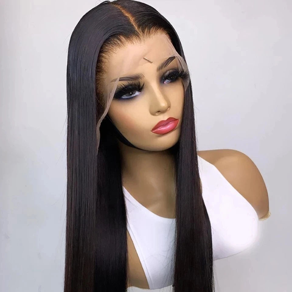 Cheap10A Wholesale Silk Straight 13x4 13x6 HD Transparent Lace Front Lace 100% Nature Indian Hair Remy Human Hair Wigs for Women
